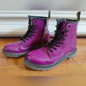 Girls Purple Dr. Martens